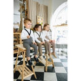 Silly Silas Black X White Checked Special Footless Strømpebukser