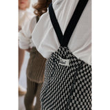 Silly Silas Black X White Checked Special Footed Strømpebukser