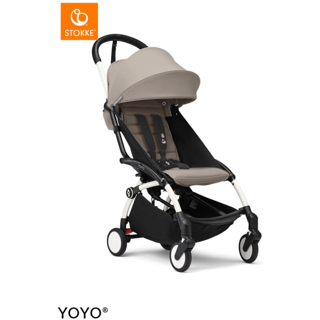 Stokke® YOYO³ Klapvogn Hvid/Taupe