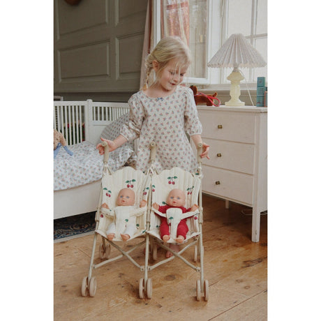 Konges Sløjd Ma Grande Cerise Twin Dukke Stroller