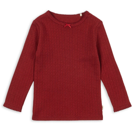 Konges Sløjd Red Dahlia Minnie Bluse Gots