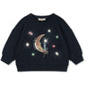 Konges Sløjd Dark Navy Loupy Lou Sweatshirt Ocs