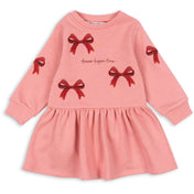 Konges Sløjd Strawberry Ice Lou Sløjfe Sweat Kjole Ocs