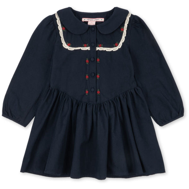 Konges Sløjd Dark Navy Emmy Kjole Gots