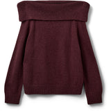 Sofie Schnoor Plum SawaSY Strikbluse