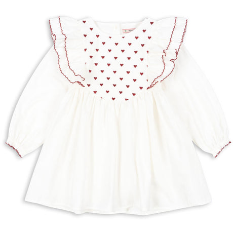 Konges Sløjd Pure White Coeur Kjole Gots