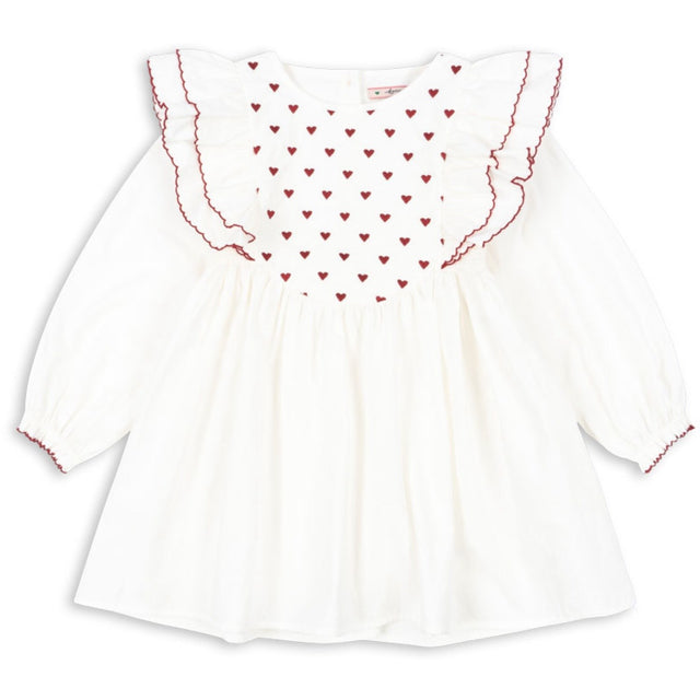 Konges Sløjd Pure White Coeur Kjole Gots