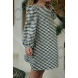 Konges Sløjd Green Check Foret Kjole Gots