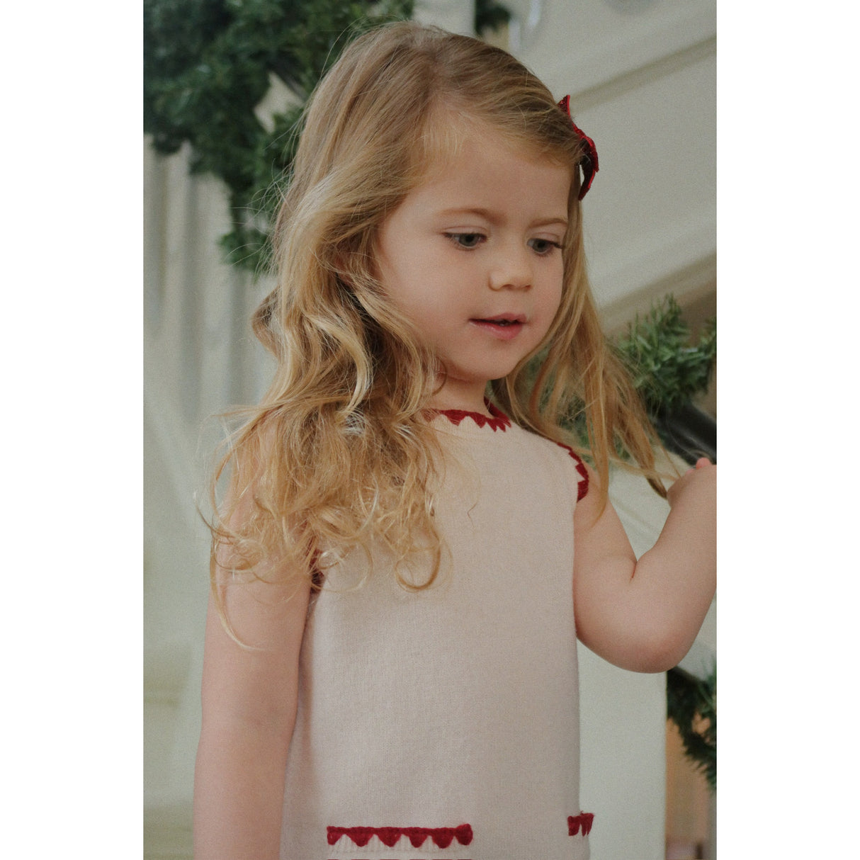 Konges Sløjd Red/Green 6 Pak Micki Sløjfe Hair Clips