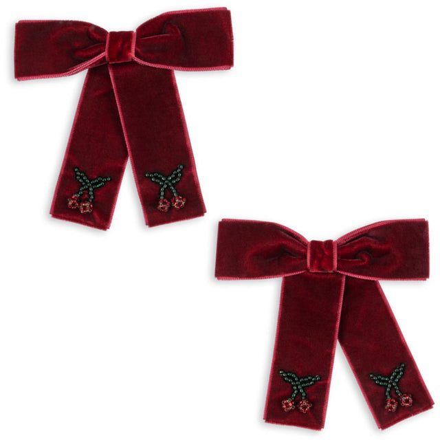 Konges Sløjd Rio Red 2 Pak Juliette Sløjfe Hair Clip