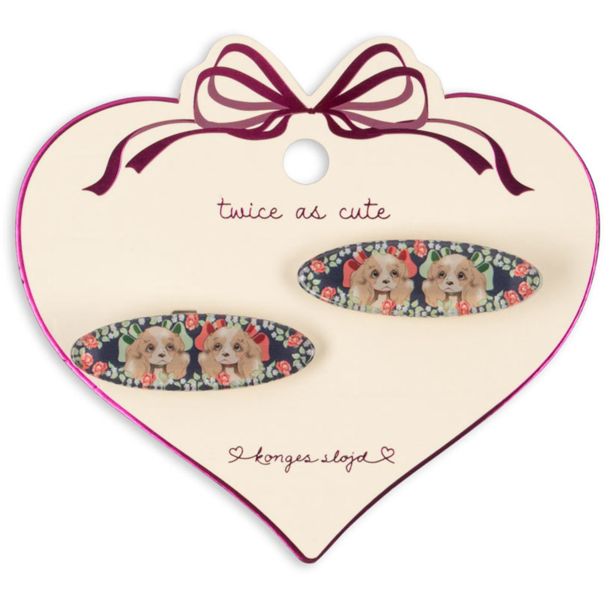 Konges Sløjd Puppy 2 Pak Agnes Hair Clip
