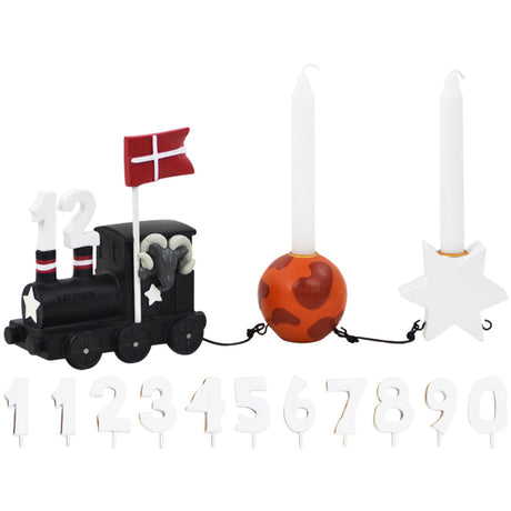 Kids by Friis Vædderen Fødselsdagstog M. Planet Og Stjerne