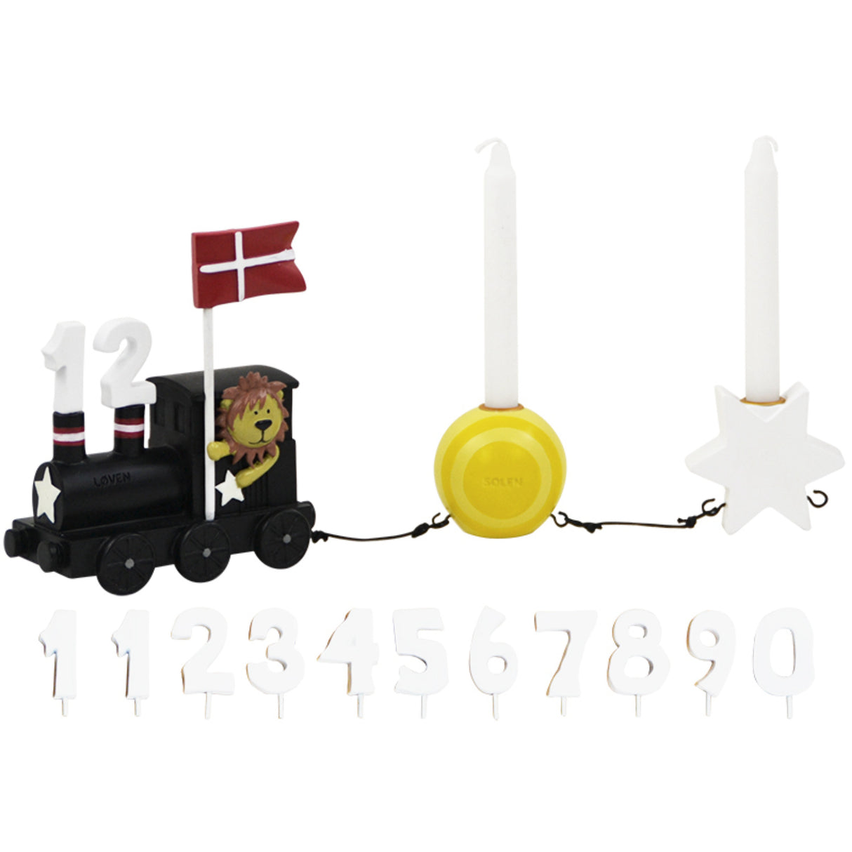 Kids by Friis Løven Fødselsdagstog M. Planet Og Stjerne