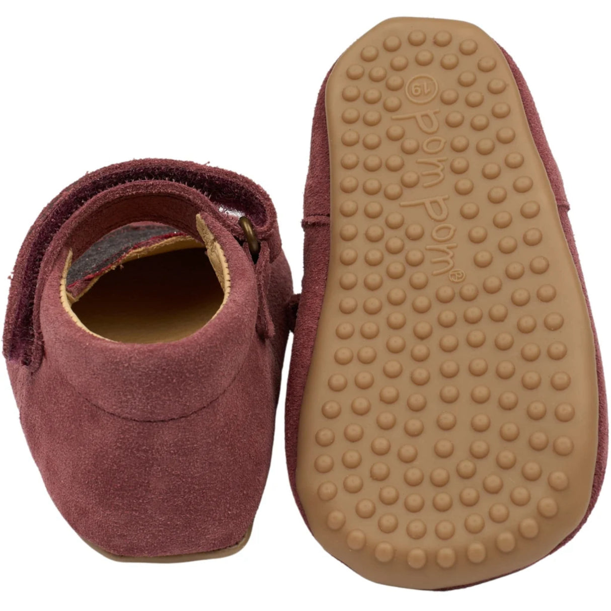 Pom Pom Dark Burgendy Futter Ballerina Heart