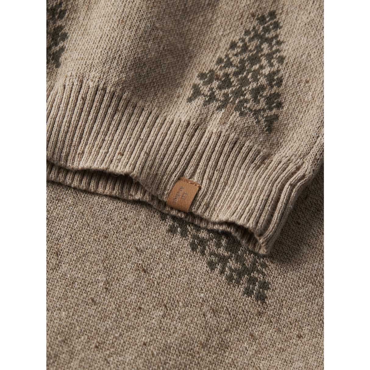 Lil'Atelier Oxford Tan Nmngalto Bob Ls Strik Lil