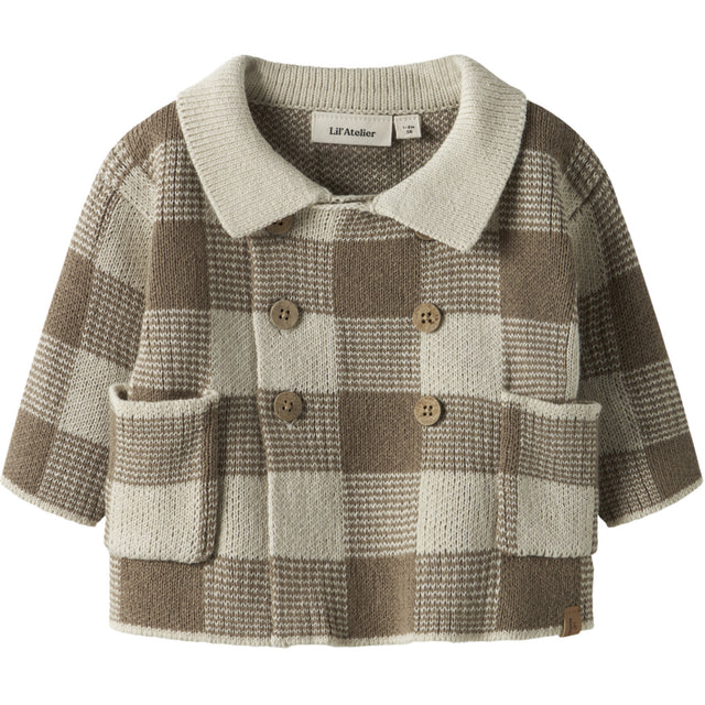 Lil'Atelier Sepia Tint Nbmrobo Ls Loose Strik Card Lil