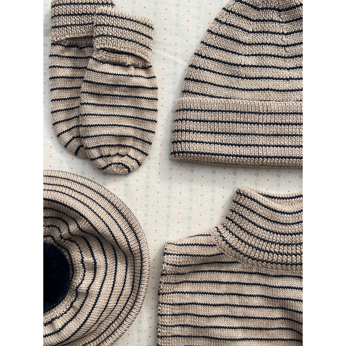 Konges Sløjd Stripe Bluie Louli Vanter