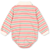 Konges Sløjd Blush Bound Stripe Spotty Ls Romper Gots
