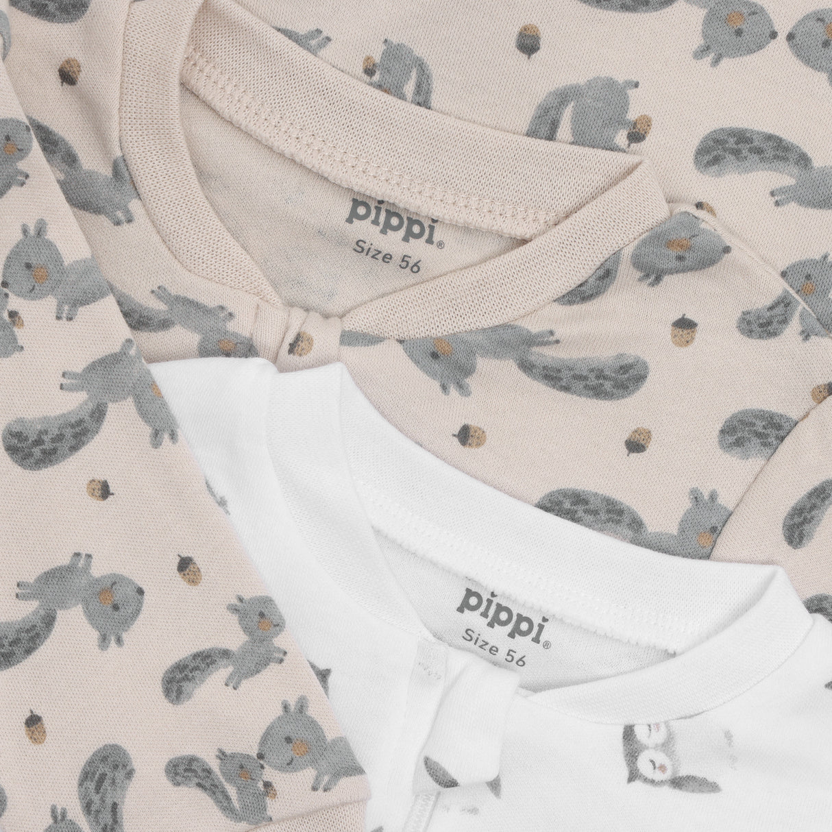 Pippi Rainy Day Natdragt -Zipper (2-Pack)