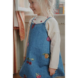 Konges Sløjd Vitamins Magot Paliet Strop Kjole Denim Gots