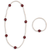 Konges Sløjd Ladybug Ladybug Necklace & Bracelet Sæt