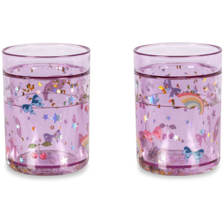 Konges Sløjd Rainbow Twinkle 2 Pak Glitter Cups