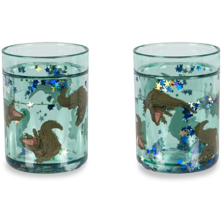 Konges Sløjd Crocodile 2 Pak Glitter Cups