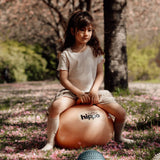 Find that Hippo Hoppebold - Farve Persisk Orange, Str. 45 Cm