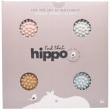 Find that Hippo Sanse-Sten - Sæt Med 4 Stk., Model Sunrise