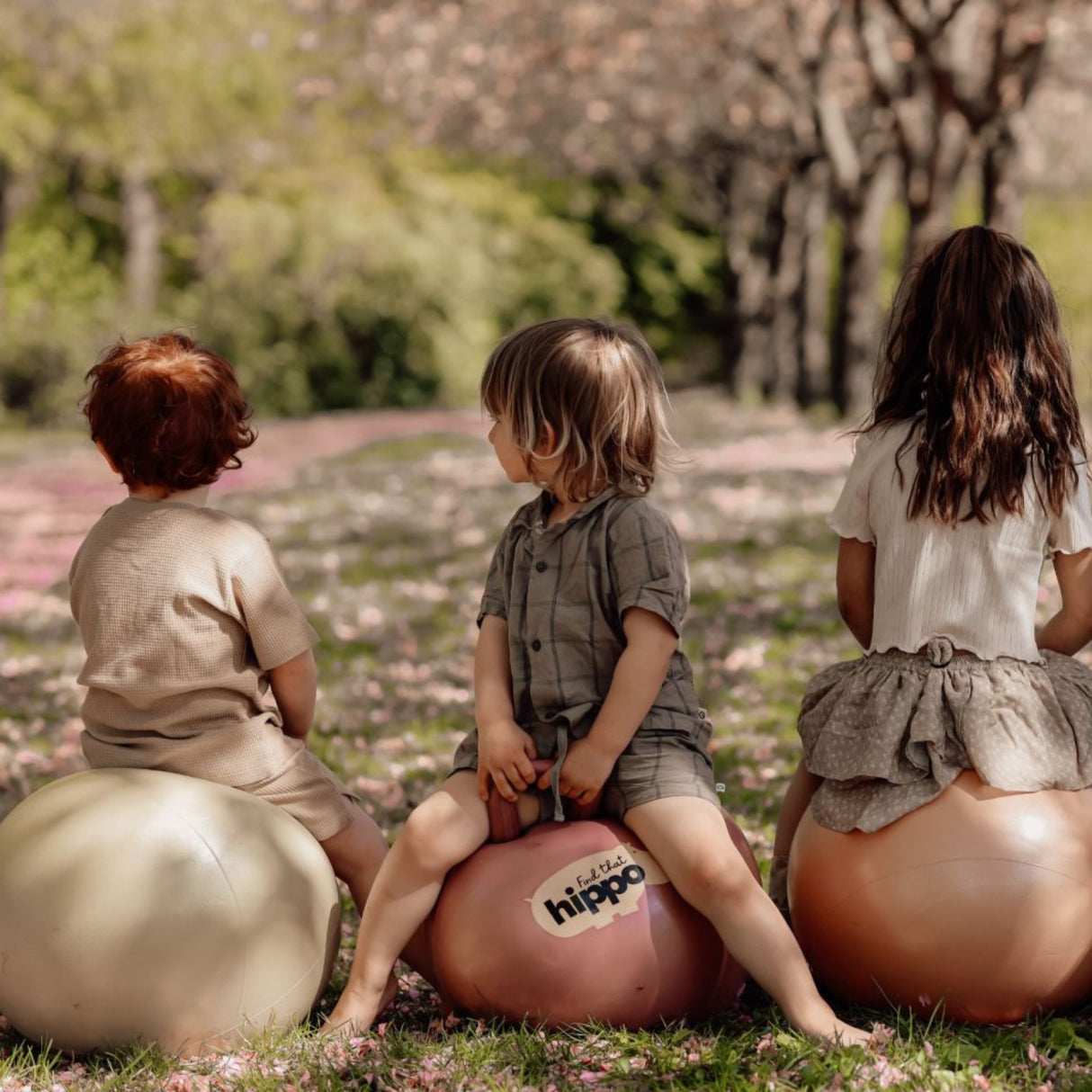 Find that Hippo Hoppebold - Farve Gammel Guld, Str. 45 Cm