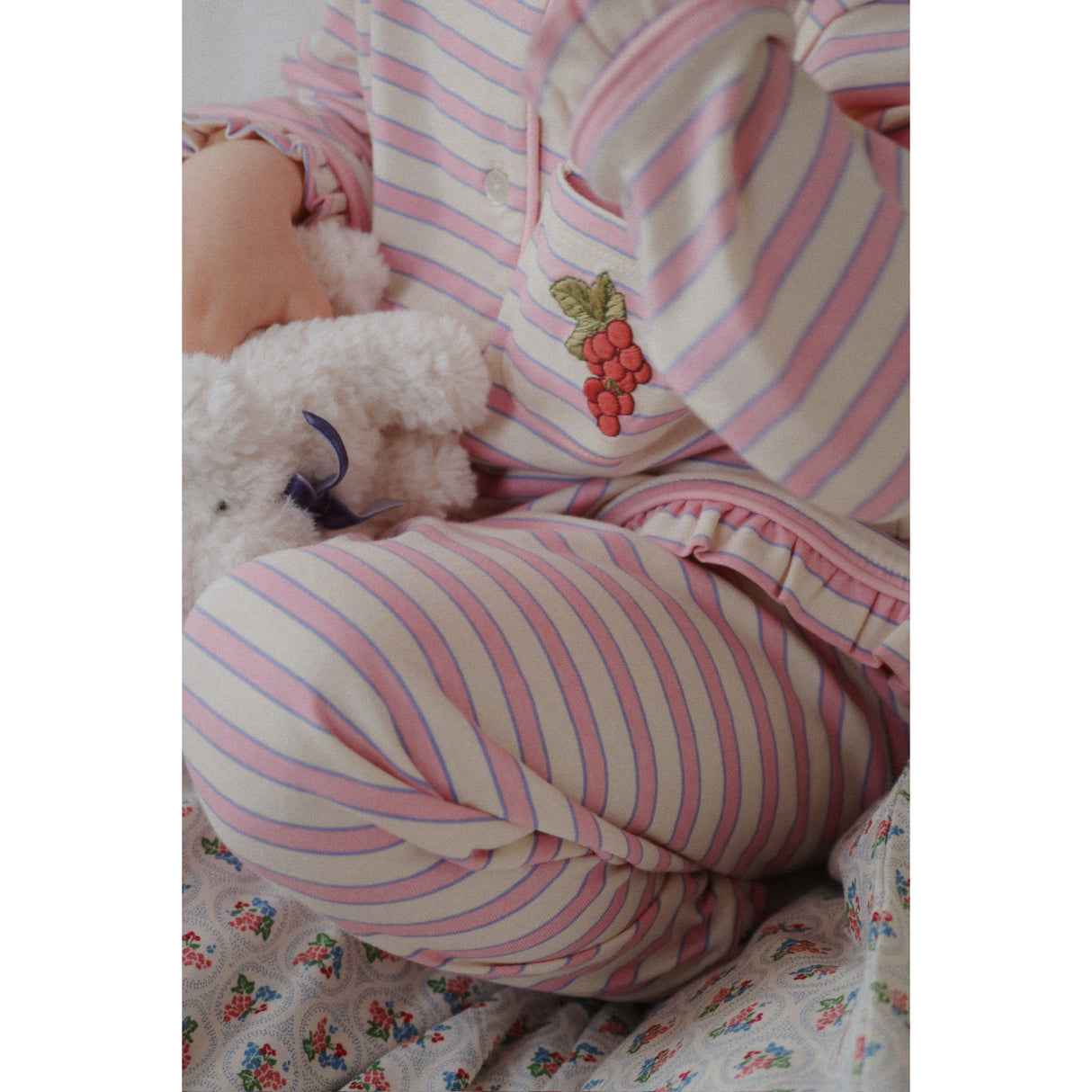 Konges Sløjd Lolly Stripe Pio Flæse Sæt Gots