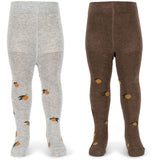 Konges Sløjd Lemon 2 Pak Jaquard Strømpebukser Lemon