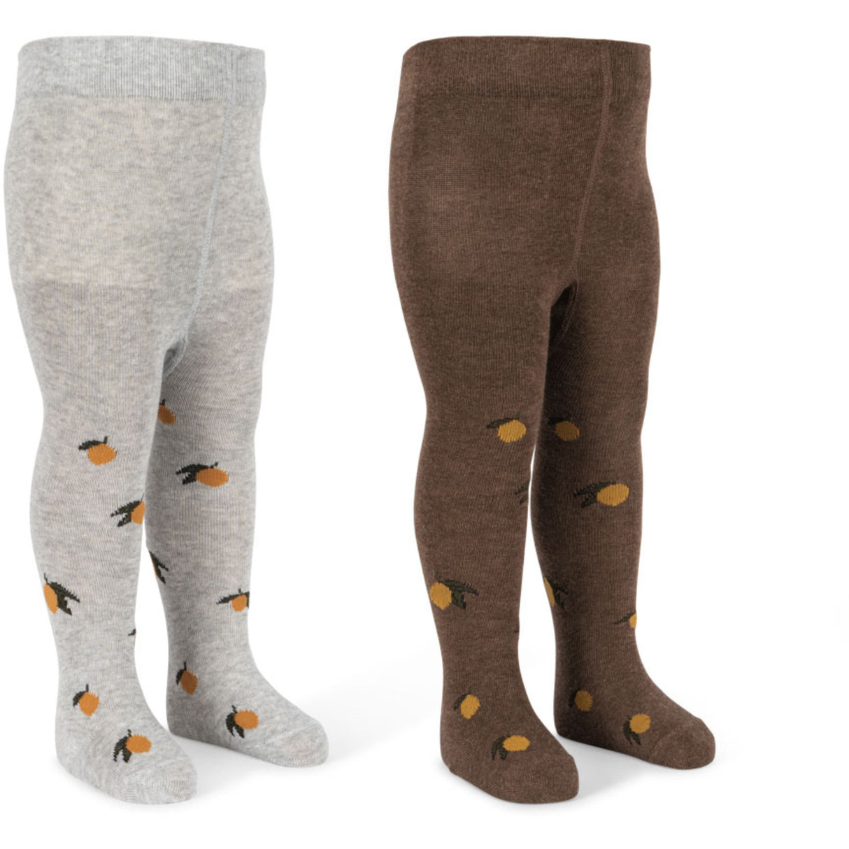 Konges Sløjd Lemon 2 Pak Jaquard Strømpebukser Lemon