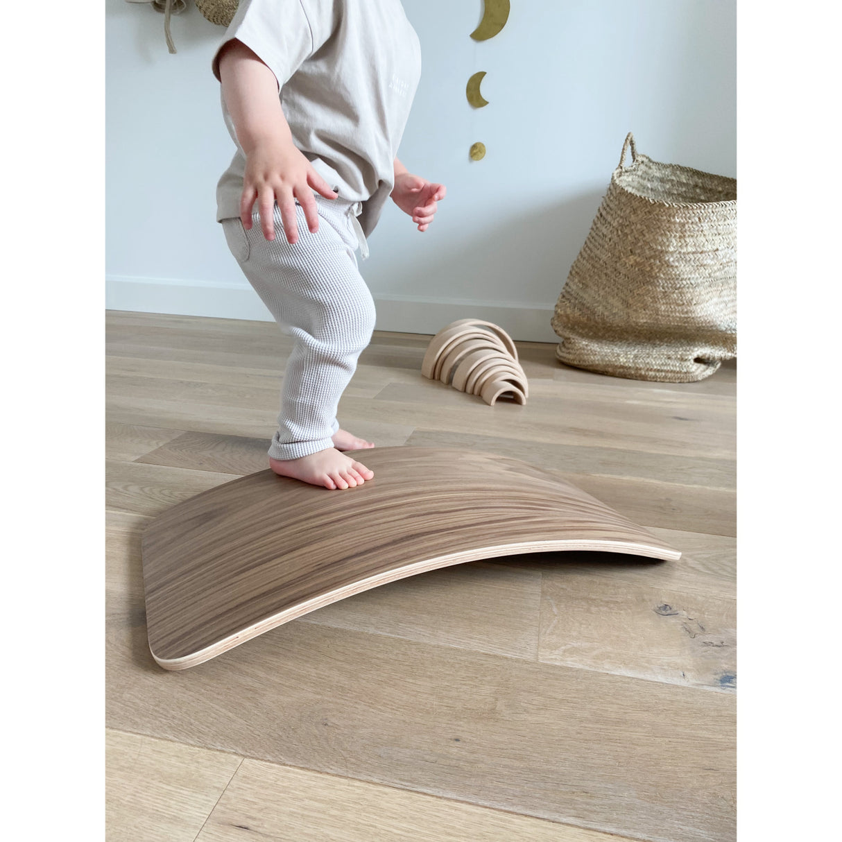 Curve Lab Walnut Little Arc Small Balance Board