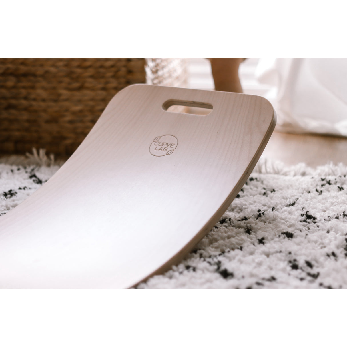 Curve Lab Light Grey Perfect Arc Balance Board Felt