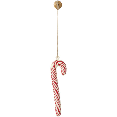 Maileg Metal Ornament, Sukkerstok - Stribet