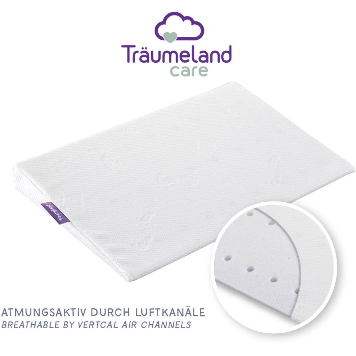 Träumeland White Wedge-Cushion Pude Maxi (6-18 mdr)
