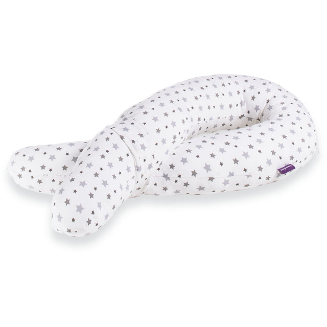 Träumeland White/Grey Cuddly Nest Grey Stars