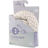 Träumeland White/Grey Cuddly Nest Grey Stars