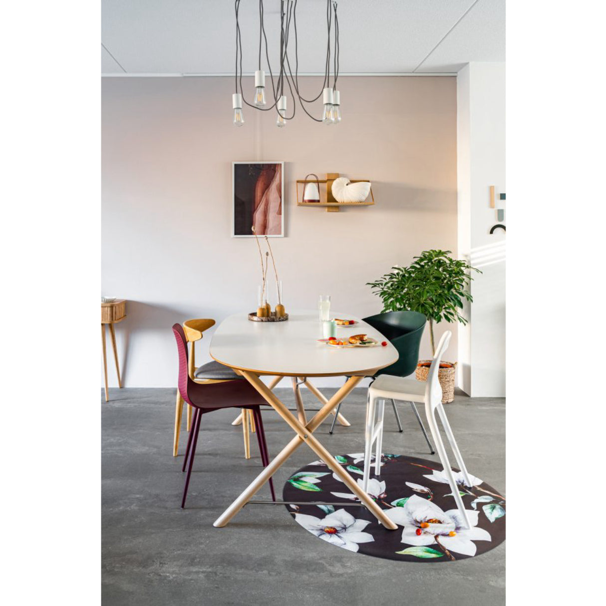 Everleigh & Me Magnolia Burgundy Stoleunderlag