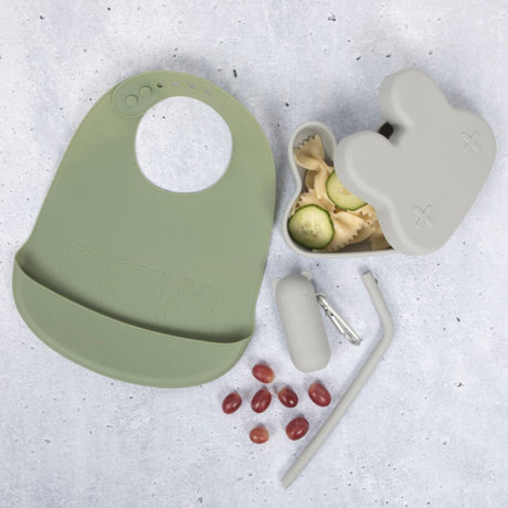 We Might Be Tiny Gul & Støvet Grøn 2-Pak Hagesmække