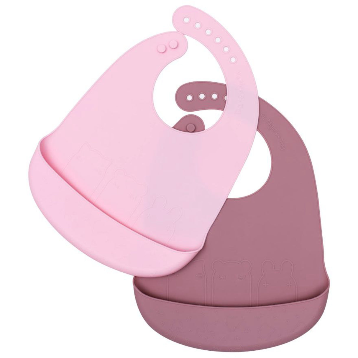 We Might Be Tiny Lyserød & Støvet Rosa 2-Pak Hagesmække