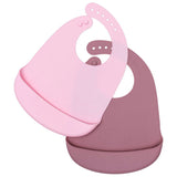 We Might Be Tiny Lyserød & Støvet Rosa 2-Pak Hagesmække