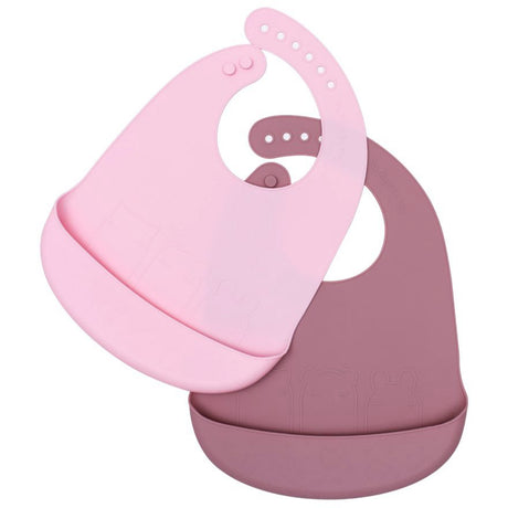 We Might Be Tiny Lyserød & Støvet Rosa 2-Pak Hagesmække