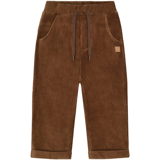 Hust & Claire Brown Stone Garry Ottoman