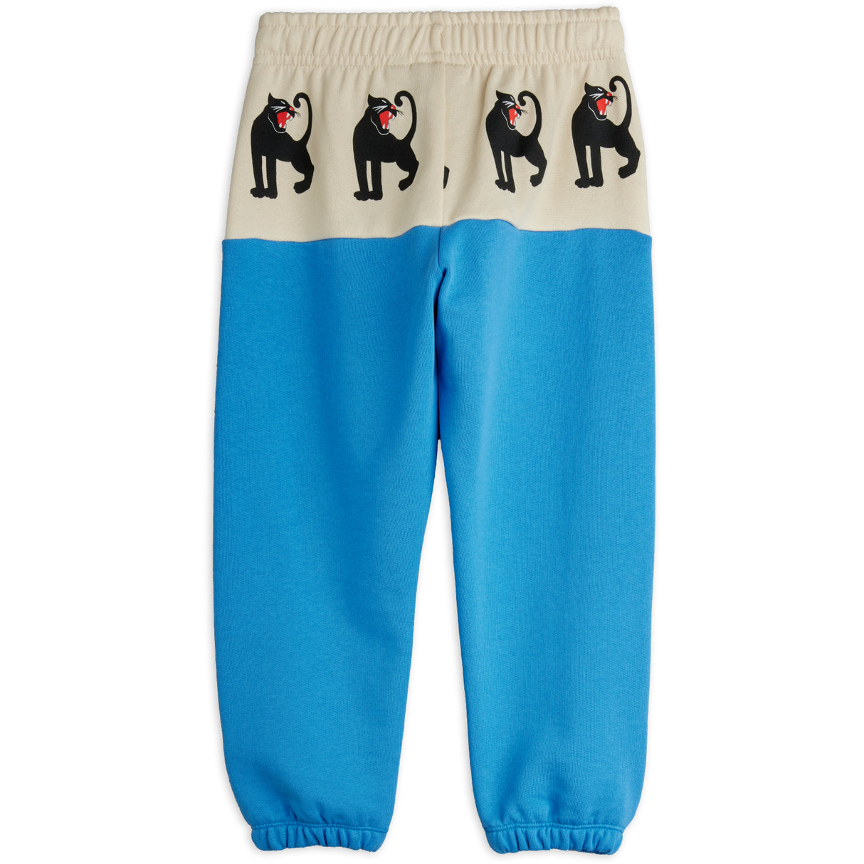 Mini Rodini Blue Panther Panel Sweatpants