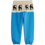 Mini Rodini Blue Panther Panel Sweatpants