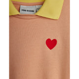Mini Rodini Pink Heart Emb Krave Sweatshirt