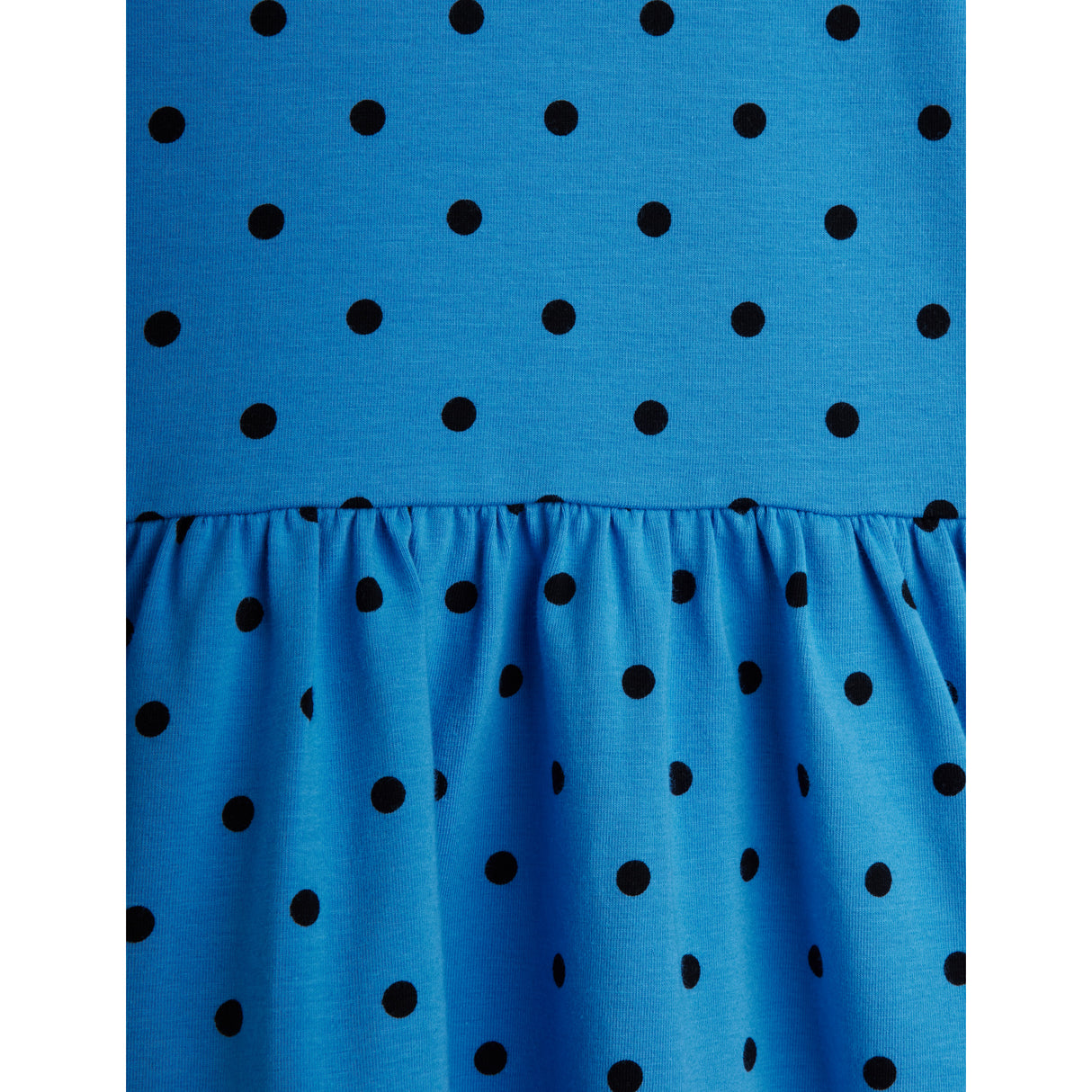 Mini Rodini Blue Polka Dots AOP Ls Kjole