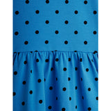 Mini Rodini Blue Polka Dots AOP Ls Kjole
